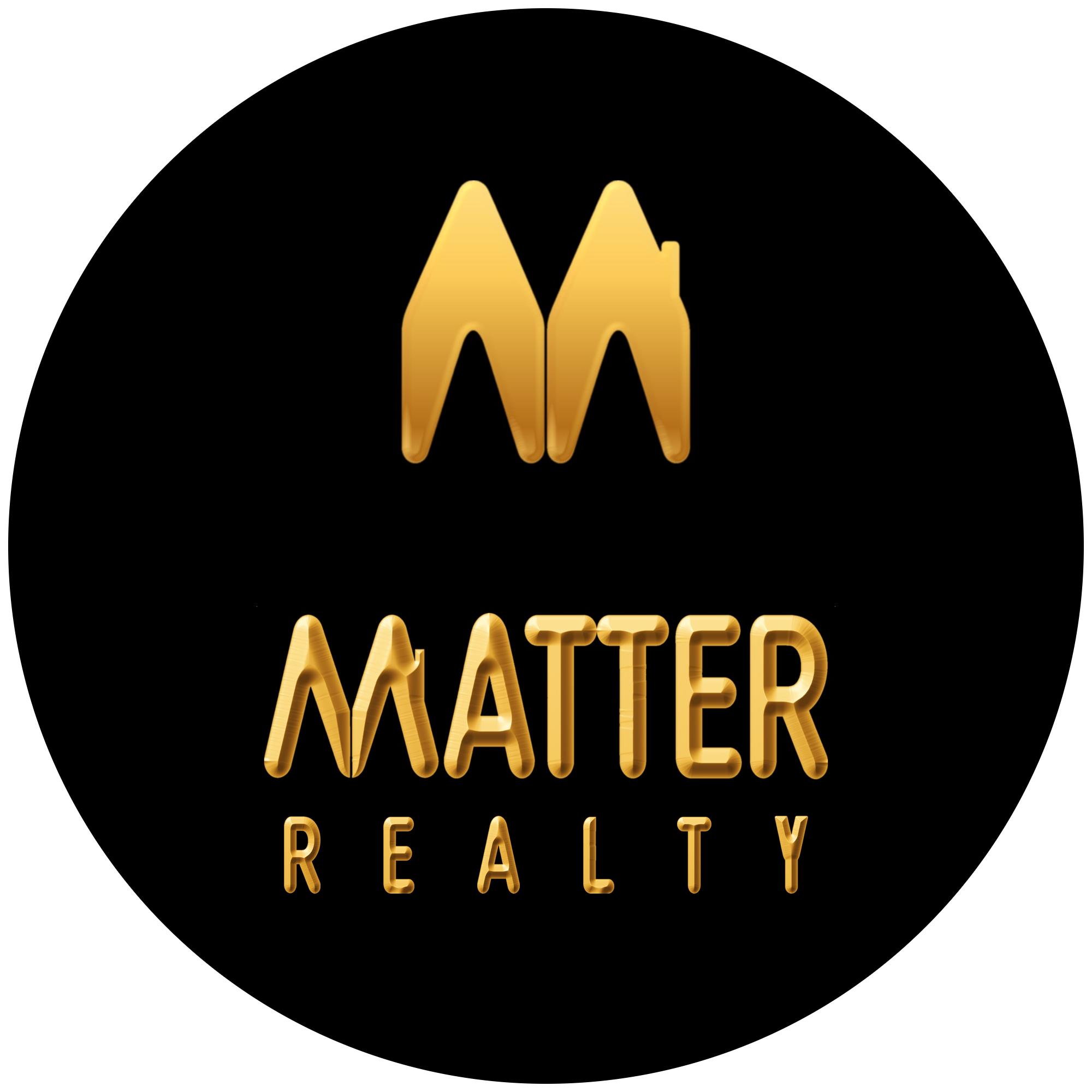 Matter Realty — gold M above the MATTER REALTY wordmark